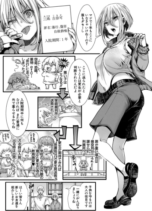 {エロ漫画}少女A矯正交尾 -人生舐めプ中のメスに肉棒で再教育しちゃいました-特装版/制作:hal/ 試し読みサンプル 5ページ目