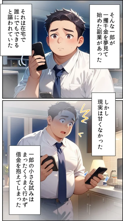 {エロ漫画}家賃を滞納したら、巨乳美女の人妻大家に体で支払わされた話 〜背徳の借金返済・美しき人妻大家との淫らな契約〜 モザイク版/制作:とろとろコミック あいラビ/ 試し読みサンプル 4ページ目