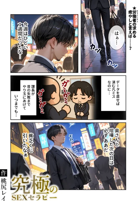 {エロ漫画}究極のSEXセラピー 〜何でも望みを叶えてくれるHなセラピスト〜(単話)/制作:桃尻レイ/ 試し読みサンプル 3ページ目