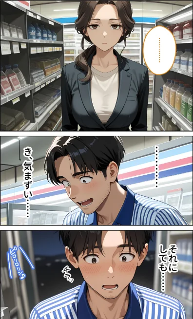 {エロ漫画}お客様はおっぱいです。 モザイク版/制作:ラビットフット/ 試し読みサンプル 6ページ目