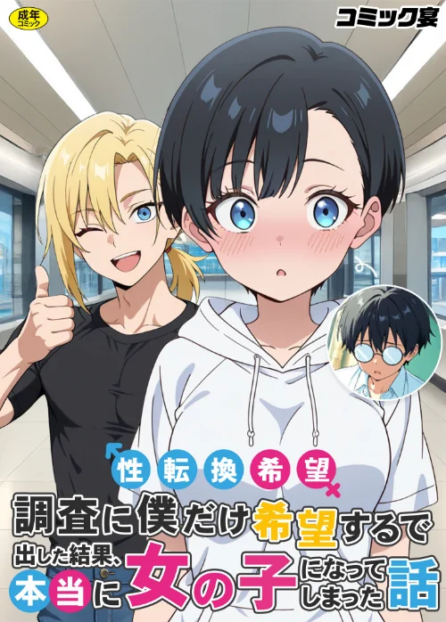 {エロ漫画}性転換希望調査に僕だけ希望するで出した結果、本当に女の子になってしまった話/制作：コミック宴/ 試し読みサンプル 2ページ目