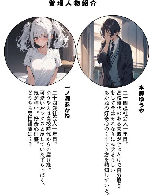 {エロ漫画}久々に再会した初恋の相手とハプバーに行って、NTR未遂!?いちゃらぶSEXした話【棒消し修正版】(単話)/制作:ちんたらすこう/ 試し読みサンプル 2ページ目